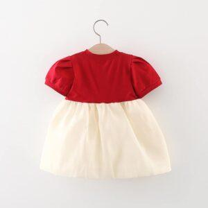 Dress Baby Girl Frock Type Red Tops