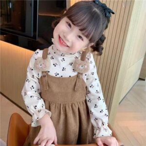 Dress Baby Girl Summer Cute Princess Frock type Brown