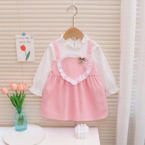 Dress Baby Girl Summer Cute Princess Frock baby pink