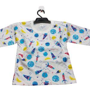 Cotton Baby Pajaras long sleeve Astro printed