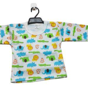 Cotton Baby Pajaras long sleeve animals printed XS