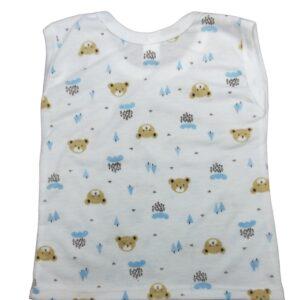 Cotton Baby sleeveless nightwear Bear printed upto 9 months