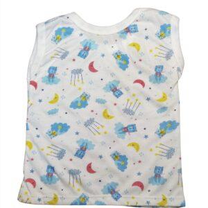 Cotton Baby sleeveless nightwear Cat Printed upto 9 Month