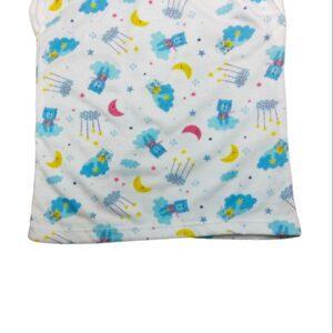 Cotton Baby sleeveless nightwear Cat Printed upto 9 Month