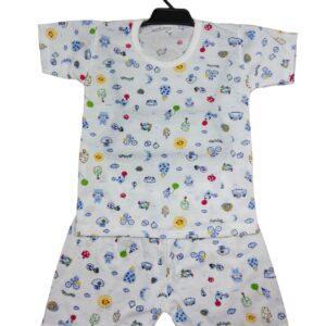 Cotton Baby Pajaras Short sleeve Toy printed