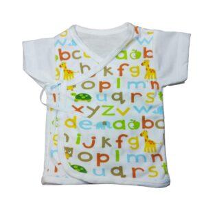 Just born baby cotton tie Knot printed Alphabets printed 9 Months Babies